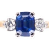 18ct Gold Sapphire & Diamond Ring By Cropp & Farr -Antique Jewellery Company DSC02188