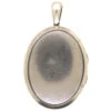 Victorian Large Oval Silver Plain Locket 2 Victorian Large Oval Silver Plain Locket -Antique Jewellery Company DSC02267
