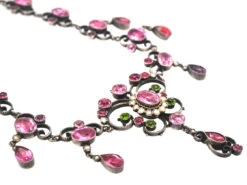 Edwardian Silver & Paste Necklace In Original Case -Antique Jewellery Company DSC02309