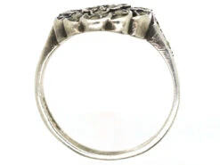 Silver & Marcasite Cluster Ring 16 Silver & Marcasite Cluster Ring -Antique Jewellery Company DSC02311