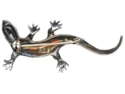 Art Deco Silver & Marcasite Lizard Brooch 9 Art Deco Silver & Marcasite Lizard Brooch -Antique Jewellery Company DSC02373