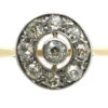 Art Deco Diamond Set Target Ring -Antique Jewellery Company DSC02383