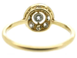 Art Deco Diamond Set Target Ring 13 Art Deco Diamond Set Target Ring -Antique Jewellery Company DSC02394