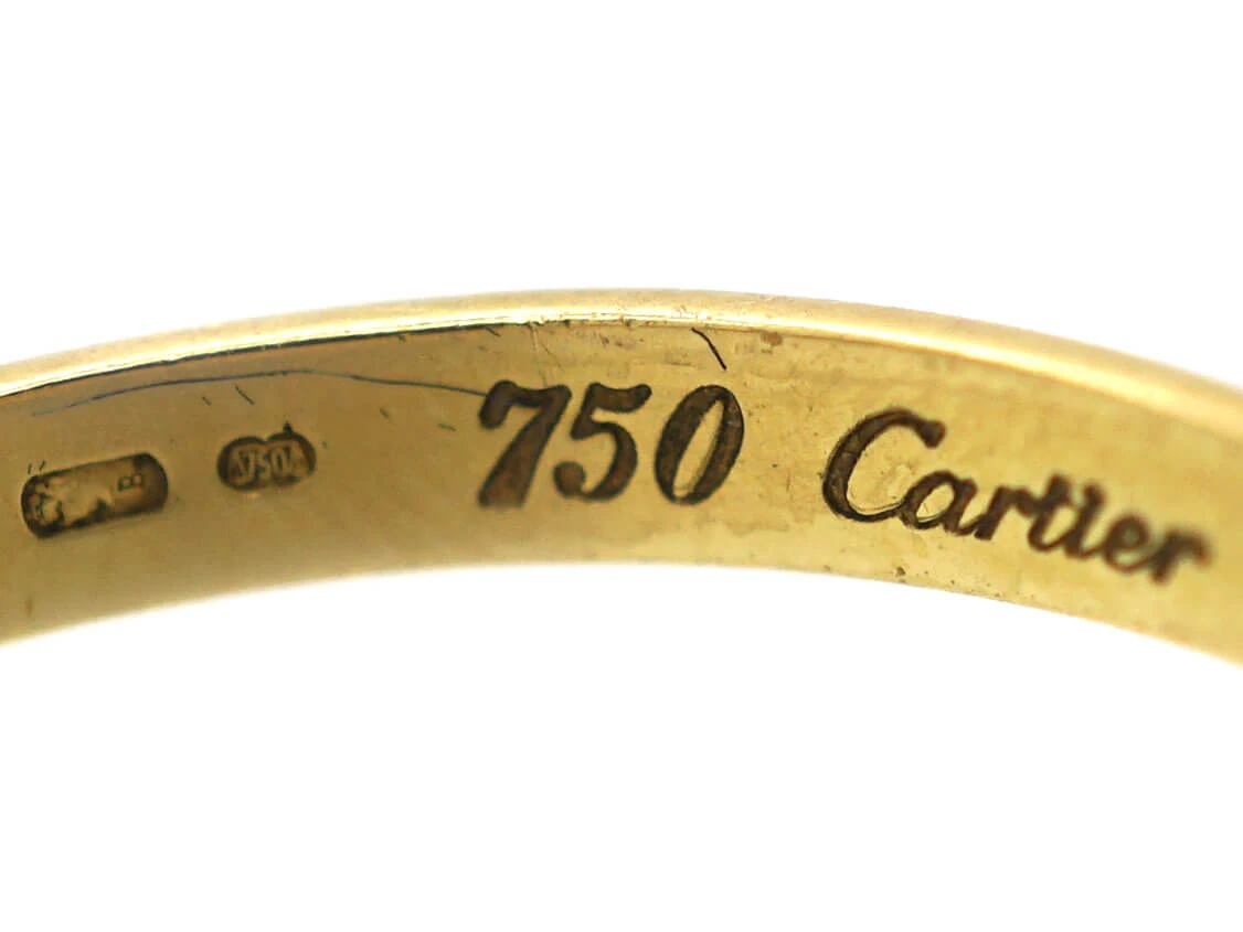 Cartier 18ct Gold Wedding Band 6 Cartier 18ct Gold Wedding Band - Image 4