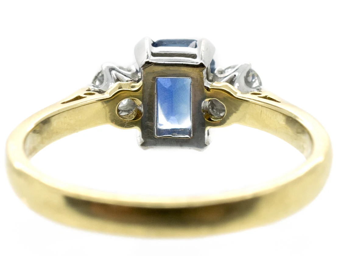 18ct Gold Sapphire & Diamond Ring By Cropp & Farr 6 18ct Gold Sapphire & Diamond Ring By Cropp & Farr - Image 4