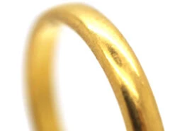 22ct Gold Wedding Band By Deakin & Francis 8 22ct Gold Wedding Band By Deakin & Francis -Antique Jewellery Company DSC02451