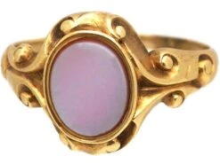 Victorian 18ct Gold & Banded Carnelian Signet Ring 13 Victorian 18ct Gold & Banded Carnelian Signet Ring -Antique Jewellery Company DSC02477