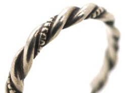 Silver Twist Ring Attributed To Georg Jensen -Antique Jewellery Company DSC02524 1