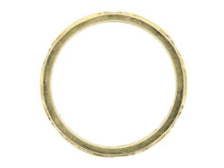 18ct Gold Decorated Wedding Band -Antique Jewellery Company DSC02540