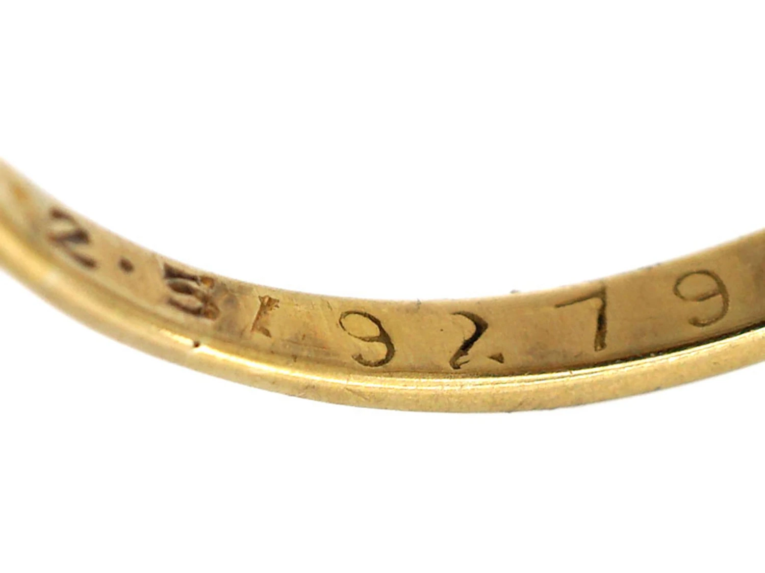 Art Deco 18ct Gold & Platinum Diamond Crossover Ring 9 Art Deco 18ct Gold & Platinum Diamond Crossover Ring - Image 7