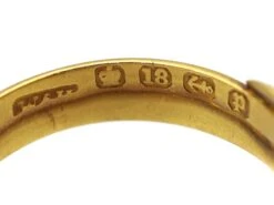 Victorian 18ct Gold Double Snake Ring Set With A Ruby & A Diamond 13 Victorian 18ct Gold Double Snake Ring Set With A Ruby & A Diamond -Antique Jewellery Company DSC02566