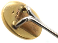 Reverse Intaglio Rock Crystal Tie Pin Of A Polo Pony With Two Mallets 10 Reverse Intaglio Rock Crystal Tie Pin Of A Polo Pony With Two Mallets -Antique Jewellery Company DSC02577