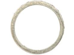 Art Deco 18ct White Gold & Platinum, Diamond Set Half Eternity Ring -Antique Jewellery Company DSC02608 scaled 1