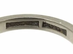 Art Deco 18ct White Gold & Platinum, Diamond Set Half Eternity Ring -Antique Jewellery Company DSC02637 scaled 2