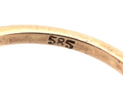 Art Deco Two Stone Diamond Crossover Ring With Diamond Shoulders -Antique Jewellery Company DSC02760