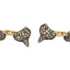 Rose Diamond & Ruby Foxes Heads Cufflinks -Antique Jewellery Company DSC02820 1