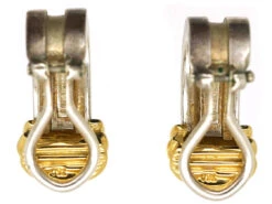 Tiffany Silver & Gold Earrings 11 Tiffany Silver & Gold Earrings -Antique Jewellery Company DSC02828