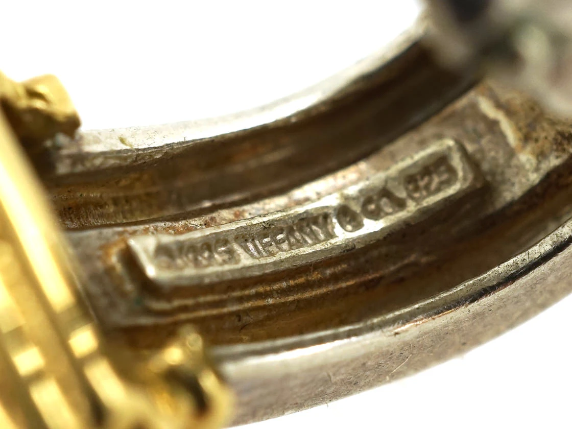 Tiffany Silver & Gold Earrings 6 Tiffany Silver & Gold Earrings - Image 4