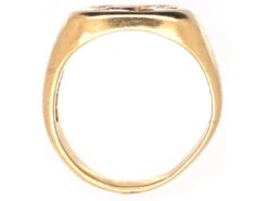 18ct Gold Signet Ring With Lion Rampant Intaglio -Antique Jewellery Company DSC02843