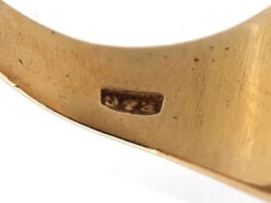 18ct Gold Signet Ring With Lion Rampant Intaglio -Antique Jewellery Company DSC02847 1