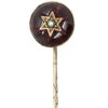 Victorian Cabochon Garnet & Natural Split Pearl Tie Pin -Antique Jewellery Company DSC02852 2