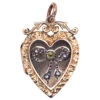 Edwardian 9ct Back & Front Heart Locket With Bow Motif 2 Edwardian 9ct Back & Front Heart Locket With Bow Motif -Antique Jewellery Company DSC02975