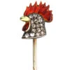 Edwardian Diamond & Enamel Cockerel Head Tie Pin 1 Edwardian Diamond & Enamel Cockerel Head Tie Pin -Antique Jewellery Company DSC02976