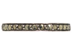 Silver & Marcasite Eternity Ring