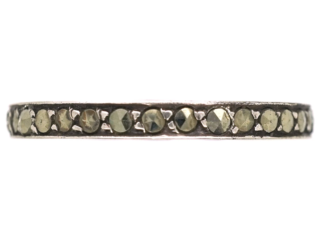 Silver & Marcasite Eternity Ring 3 Silver & Marcasite Eternity Ring