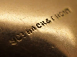 Edwardian Plain 9ct Back & Front Gold Heart Locket 9 Edwardian Plain 9ct Back & Front Gold Heart Locket -Antique Jewellery Company DSC03017