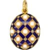 Victorian 18ct Gold & Blue Enamel Oval Locket Set With Rose Diamonds & Natural Split Pearls 2 Victorian 18ct Gold & Blue Enamel Oval Locket Set With Rose Diamonds & Natural Split Pearls -Antique Jewellery Company DSC03020 scaled 1