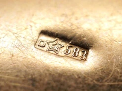 Russian Round 14ct Gold Locket -Antique Jewellery Company DSC03027