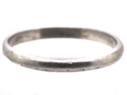 Early 20th Century Platinum Wedding Band 11 Early 20th Century Platinum Wedding Band -Antique Jewellery Company DSC03044 copy