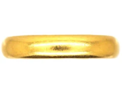 22ct Gold Wedding Band Assayed In Birmingham In 1923