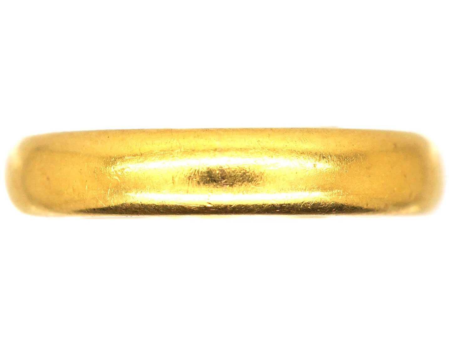 22ct Gold Wedding Band Assayed In Birmingham In 1923 3 22ct Gold Wedding Band Assayed In Birmingham In 1923