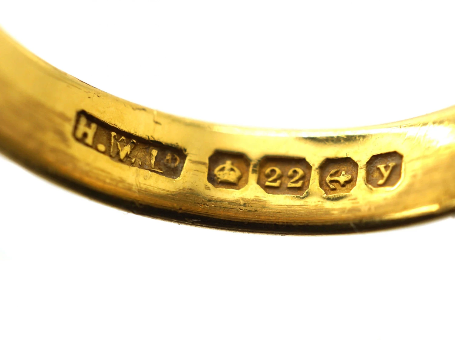 22ct Gold Wedding Band Assayed In Birmingham In 1923 6 22ct Gold Wedding Band Assayed In Birmingham In 1923 - Image 4