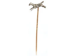 Edwardian Diamond Set Stick Pin Of A Galloping Horse 7 Edwardian Diamond Set Stick Pin Of A Galloping Horse -Antique Jewellery Company DSC03113