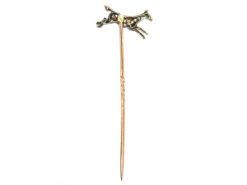 Edwardian Diamond Set Stick Pin Of A Galloping Horse 8 Edwardian Diamond Set Stick Pin Of A Galloping Horse -Antique Jewellery Company DSC03116