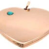 Large Edwardian 15ct Gold Heart Shaped Locket Set With A Turquoise 2 Large Edwardian 15ct Gold Heart Shaped Locket Set With A Turquoise -Antique Jewellery Company DSC03149 1