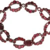 Georgian Silver & Flat Cut Almandine Garnet Bracelet 1 Georgian Silver & Flat Cut Almandine Garnet Bracelet -Antique Jewellery Company DSC03200