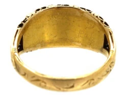 Victorian 15ct Gold, Almandine Garnet & Natural Split Pearls Ring 17 Victorian 15ct Gold, Almandine Garnet & Natural Split Pearls Ring -Antique Jewellery Company DSC03281