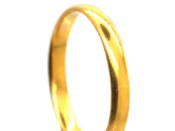 22ct Gold Wedding Band Assayed In Chester In 1900 -Antique Jewellery Company DSC03282 copy