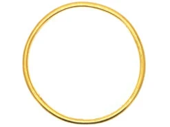 22ct Gold Wedding Band Assayed In Chester In 1900 -Antique Jewellery Company DSC03289 copy