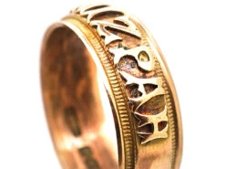 Edwardian 9ct Gold Mizpah Ring 8 Edwardian 9ct Gold Mizpah Ring -Antique Jewellery Company DSC03358 copy