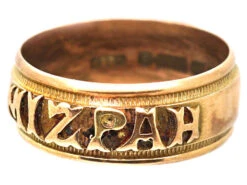 Edwardian 9ct Gold Mizpah Ring 11 Edwardian 9ct Gold Mizpah Ring -Antique Jewellery Company DSC03374 copy