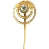 Edwardian 15ct Gold & Diamond Two Circle Tie Pin 1 Edwardian 15ct Gold & Diamond Two Circle Tie Pin -Antique Jewellery Company DSC03400