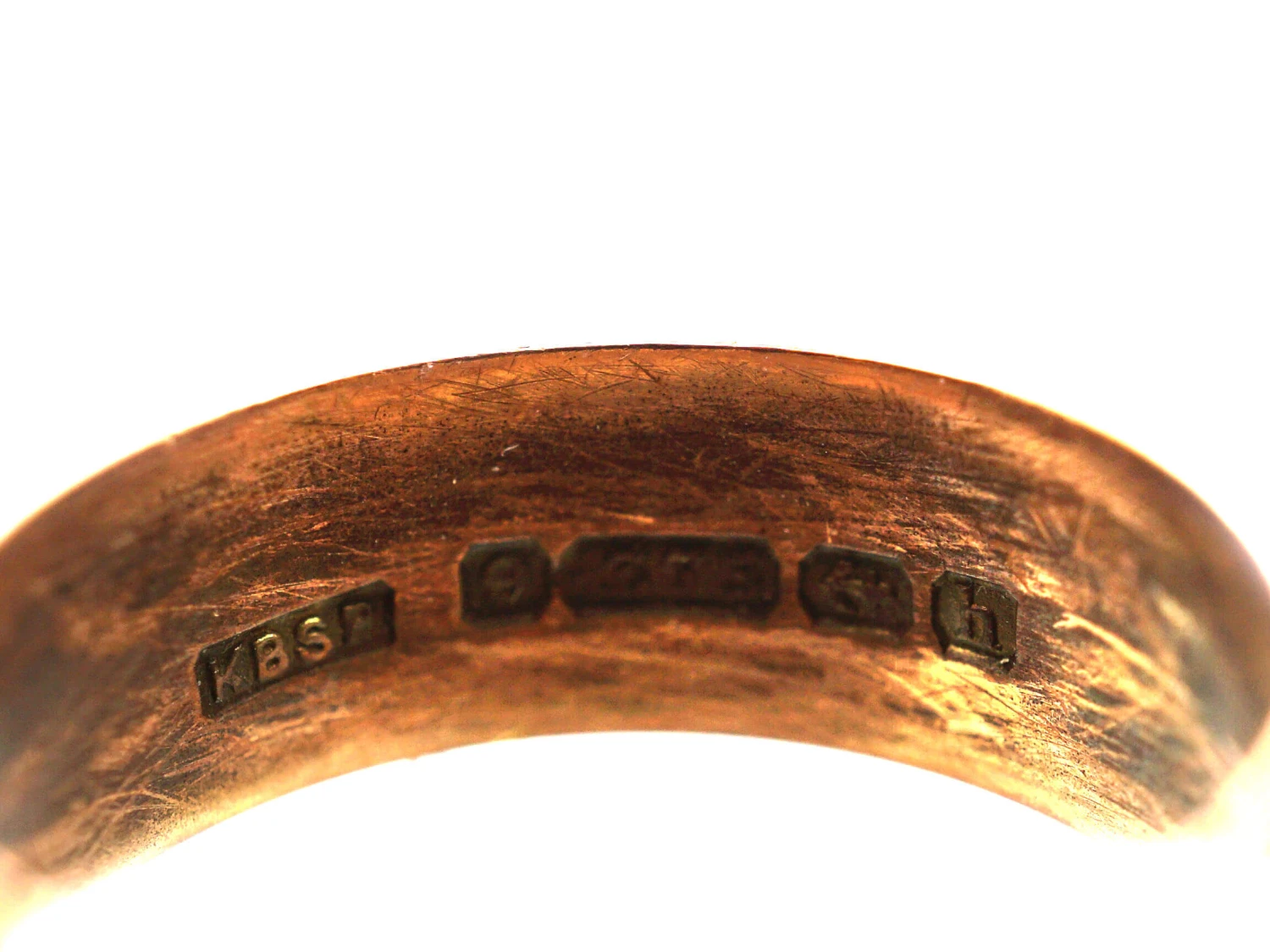 Edwardian 9ct Gold Mizpah Ring 6 Edwardian 9ct Gold Mizpah Ring - Image 4