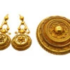 Victorian 15ct Gold Brooch ​& Earrings Set In Original Case -Antique Jewellery Company DSC03428