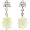 Edwardian Platinum & 15ct Gold Drop Earrings Set With Opals & Diamonds 1 Edwardian Platinum & 15ct Gold Drop Earrings Set With Opals & Diamonds -Antique Jewellery Company DSC03447.jpg