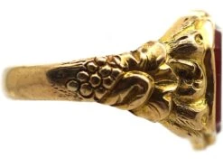 Victorian 15ct Gold & Carnelian Shield Shaped Signet Ring 13 Victorian 15ct Gold & Carnelian Shield Shaped Signet Ring -Antique Jewellery Company DSC03457 scaled 1